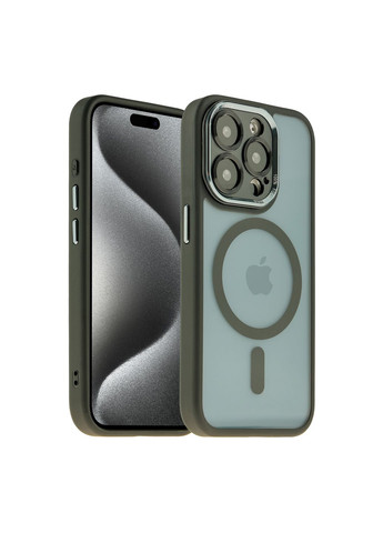 Чехол TPU+PC+Metal Calais with MagSafe для iPhone 15 Pro Цвет Light Blue No Brand Apple iPhone 15 Pro 2023 (336151037)