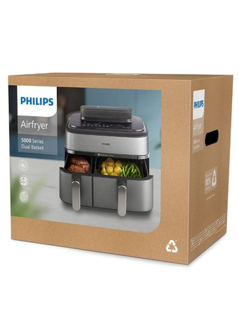 Мультипечь Ovi Dual Steam 2750Вт, NA555/00 Philips (359480180)