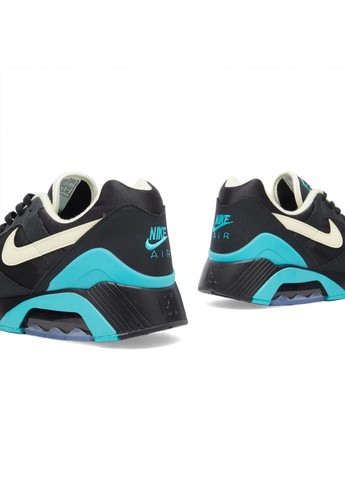 Чорні кросівки чоловічі air 180 black Nike