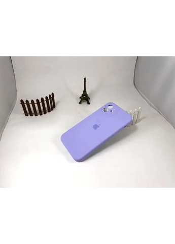 Чохол для Iphone 12 фіалка (39 Elegant purple), силіконовий чохол на 12 айфон світло Silicone Case (396507622)