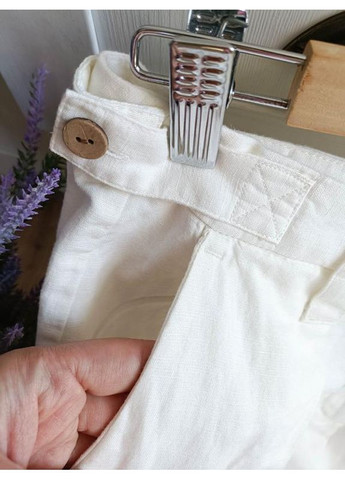 Широкие брюки с льном Zara (341531033)