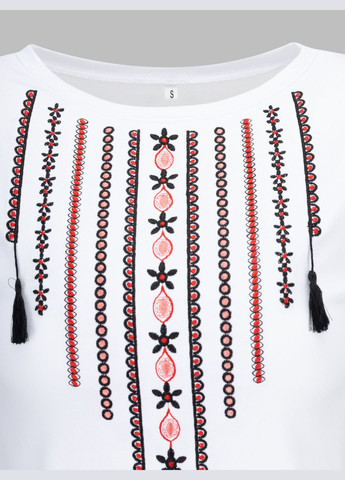 Вышиванка футболка женская Ожерелье S Белый (2000990566386A) Melanika (294753507)