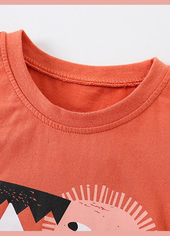 Коралловая детская футболка для мальчика 9261 коралловый Malwee