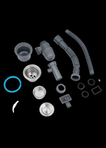 Комплект кухонной мойки KRP Derby - 5050HM Brush (2,5/0,5 мм) Kroner (336937197)