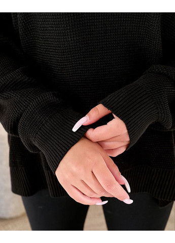 Черный демисезонный свитер — замер в описании GD/GL Модний простір