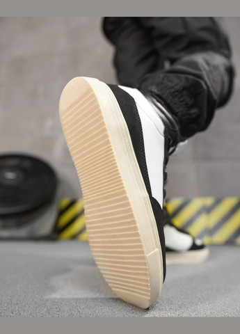 Черно-белые зимние мужские зимние кроссовки noka gore-tex черные с серым No Brand