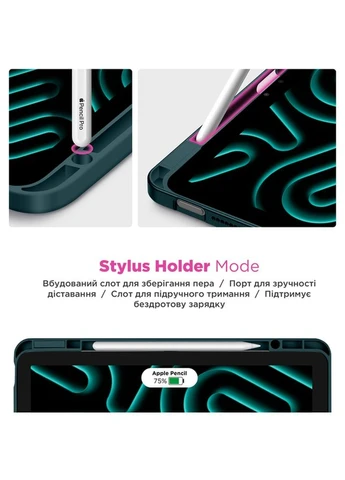 Чохол Y-Type PEN для Apple iPad 11 2025 (A16) / 10.9 2024 / 2022 Pine Green (ARM77502) ArmorStandart (327793750)