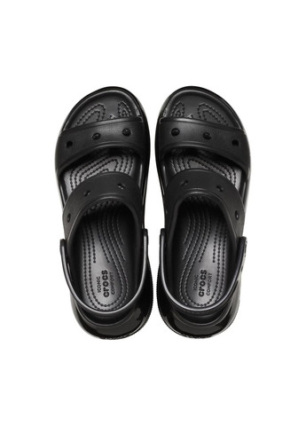 Повседневные женские сандалии mega crush sandal black m4w6-36-23 см Crocs