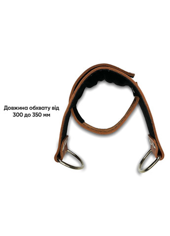 Манжета F9 коричневая для тяги на тренажере (кожа). EasyFit (362497645)