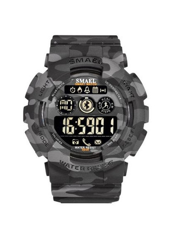Оригінальний чоловічий спортивний годинник 8013 Bluetooth smart watch, наручний спортивний годинник розумний камуфляжний Smael (308050984)