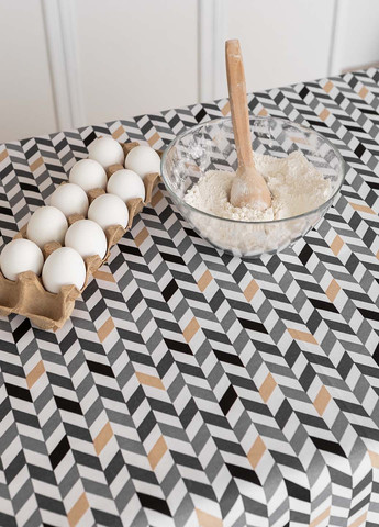 Скатертина з тефлоновим покриттям "Косичка" 2.4м х 1.5м + 8 серветок Homedec - (304574173)