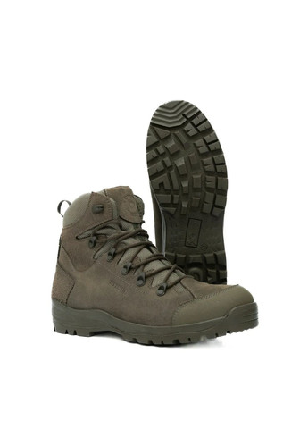 Військові Чоловічі Зимові Берці з Кожі. 39-47р Олива. Адаптовані до постійних навантажень! STZM-1046 40 No Brand (349512954)