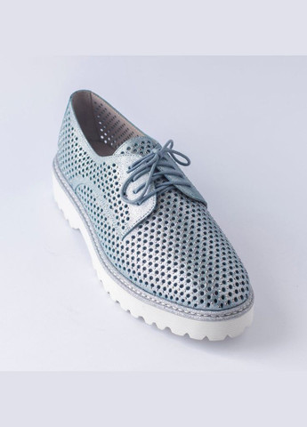 Veritas Туфли с перфорацией 3201 голубой з, — демисезон (301650914)