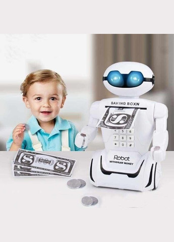 Електронна скарбничка робот з кодовим замком White No Brand (286846145)