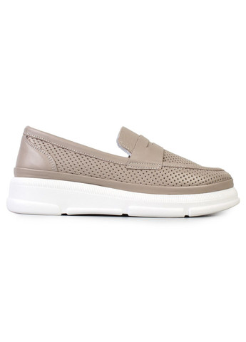 ModaMilano Туфли лоферы женские бренда 8200586_(2) серый з натуральная кожа, украина — демисезон (292731571)