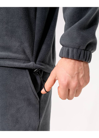 Графітовий демісезонний костюм 066 двійка лосини та туніка двонитка+екошкіра Україна