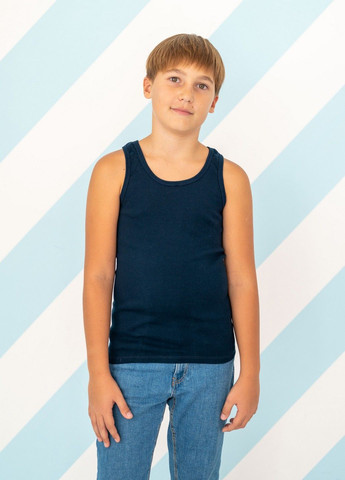 Сет дитячих майок (3шт) 36р. 134см-140см темно-синій (2131019402453) Наталюкс 21-3101 (303933228)