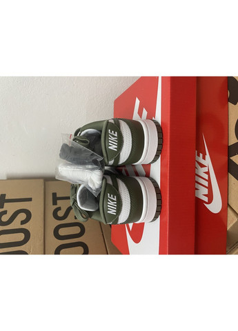 Оливковые (хаки) всесезонные кроссовки nike dunk sb khaki No Brand