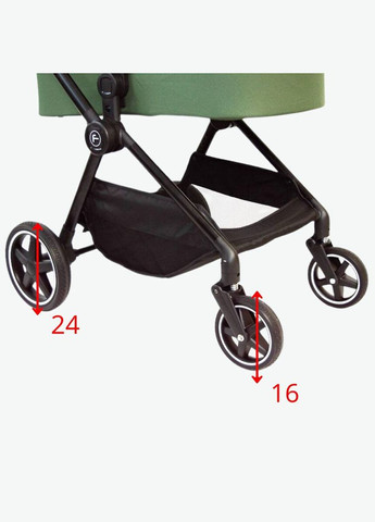 Универсальная коляска для ребёнка 3 в 1 Zack, оливковая FreeOn (317028457)