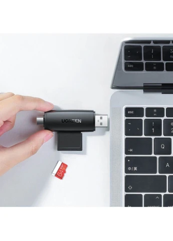 Картридер Card Reader USB-C 3.1 USB-A TF/SD CM304 (80191) Ugreen (399513206)