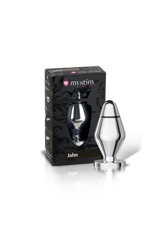 Металлическая анальная пробка John для электростимулятора, диаметр 5см SO2961 Mystim (303878462)