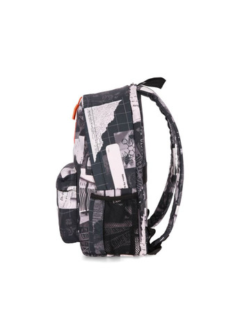 Рюкзак для ноутбука (m458455) Bagland 14" Stylish M 17L+print, black-white 1343/00549694 (369018085)