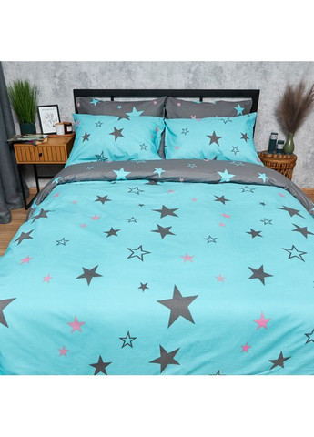 Комплект постільної білизни Бязь Gold Люкс «» Сімейний 160х220х2 наволочки 2х40х60 (MS-820007030) Moon&Star Starry Skies (356115829)