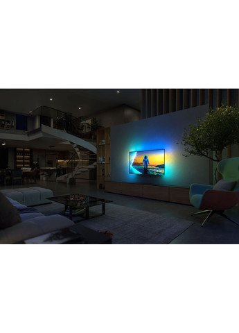 Телевізор 65" 65OLED820/12 OLED 4K 144Hz Smart Google TV Black Ambilight Philips (370605247)