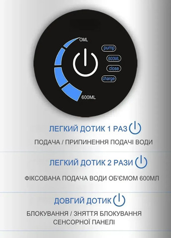 Автоматический насос для питьевой воды XL-129 электрический насос для бутылей с сенсорным управлением. VTech (325700019)