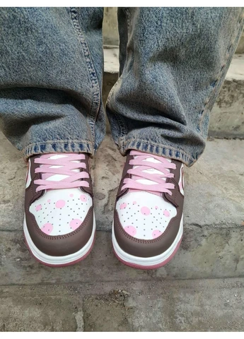 КРОСІВКИ ЖІНОЧІ NIKE DUNK LOW SWEET TOOTH CUSTOM НАЙК ДАНК No Brand комбіновані демісезони (391019510)