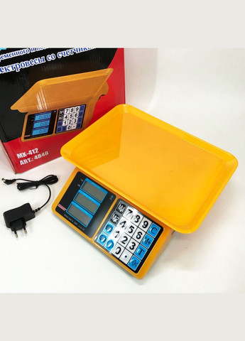 Електронні ваги для товарів MX-412 до 50 кг, Функціональні електронні ваги для торгівлі MATARIX (372908658)