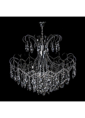 Класична кришталева люстра на ланцюзі на 8 лампочок E2045/8/CR No Brand (352229443)