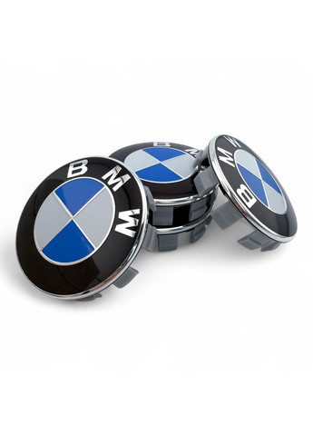 Колпачок в диски БМВ заглушка для дисков 68/65 мм. синий белый логотип комплект 4 шт. BMW (354698549)