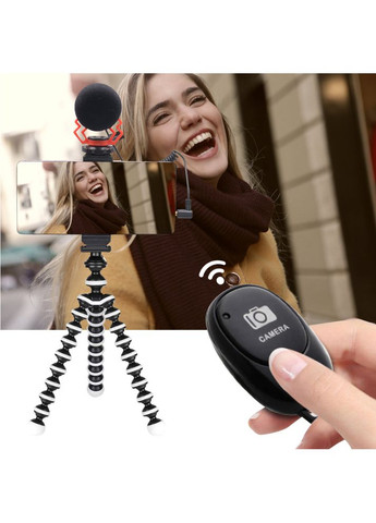 Набор штатив с креплением для телефона + креплением для экшен камер + микрофон + пульт комплект VM-D02 KIT 2GO Mcoplus (372799846)