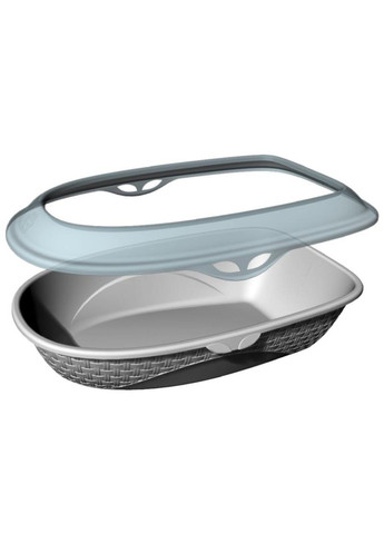 Песочница-туалет для котов пластиковая SABBIA 59,5x40,3x17,9h, коричневый Bama (372085198)