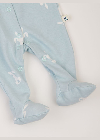 Чоловічок дитячий утеплений ментоловий "Зайчики" KRAKO (313834249)