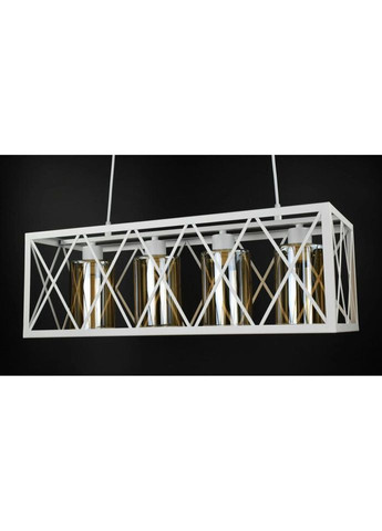 Люстра подвесная LOFT на 4 лампочки 26954 Белый 40-100х25х63 см. Sunnysky (324395704)