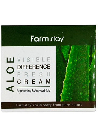 FarmStay Освіжальний крем з екстрактом алое Visible Difference Aloe Fresh Cream 100g (2-864807) — Крем, Південна Корея (369792113)