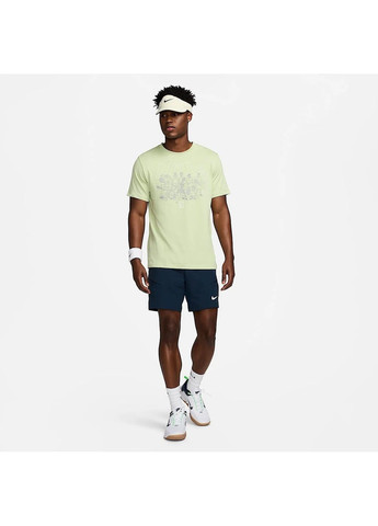 Оливкова футболка чоловіча сourt training tee olive Nike
