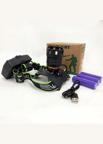 Супер потужний ліхтар налобний BL-A14-3-P90 MICRO USB, потужний налобний ліхтар для риболовлі наголовний Police (369562022)