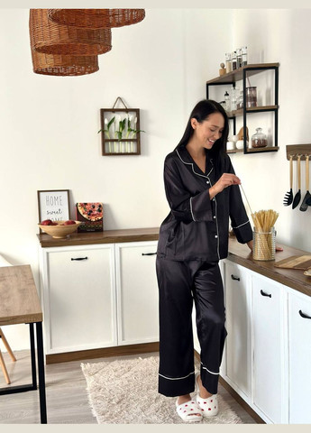 Чорна домашня піжамка Luna