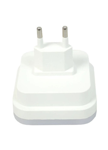 Неоновий світильник нічник Квадратний з датчиком світла DL в розетку білий Led (307471446)