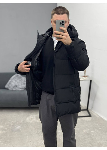 Чорний зимній Пуховик Україна