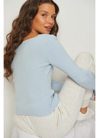 Голубой джемпер демисезон,голубой, NA-KD