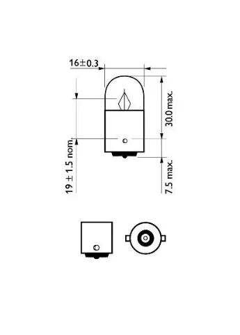Автолампа 5W Philips (332212724)