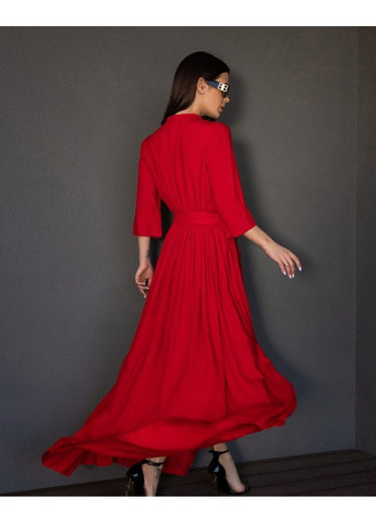 Червона повсякденний сукня issa pus 14686 червоний ISSA PLUS