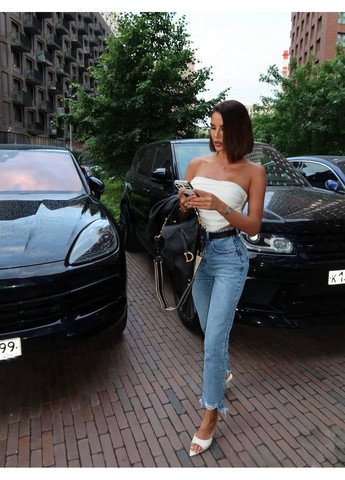 Женский топ-бандо на завязках No Brand Р4959-530 (361383557)