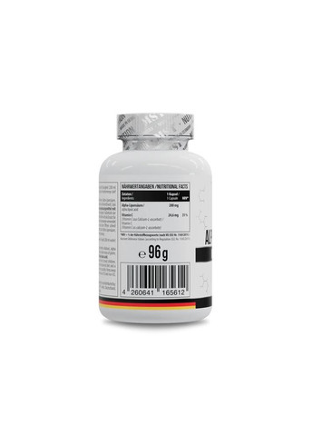 Альфа-ліпоєва кислота Alpha Lipoic Acid, 120 капсул з вітаміном С MST (322426725)