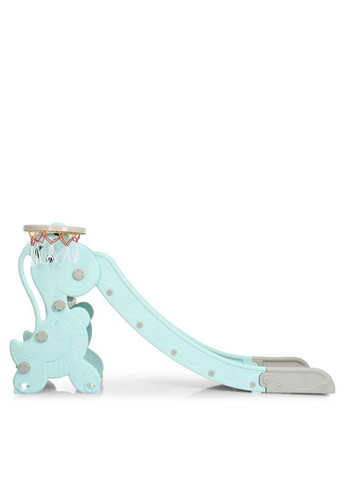 Дитяча гірка YG2020-2-1-4 пластик, з баскетбольним кільцем No Brand (330603204)