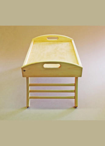 Столик-піднос для сніданку з дерева Каліфорнія ваніль (СТП-001102) No Brand (327846948)